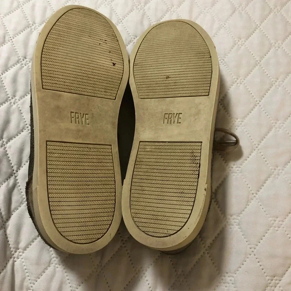 Frye Ivy Logo Patch Studded Sneakers - Picture 9 of 9